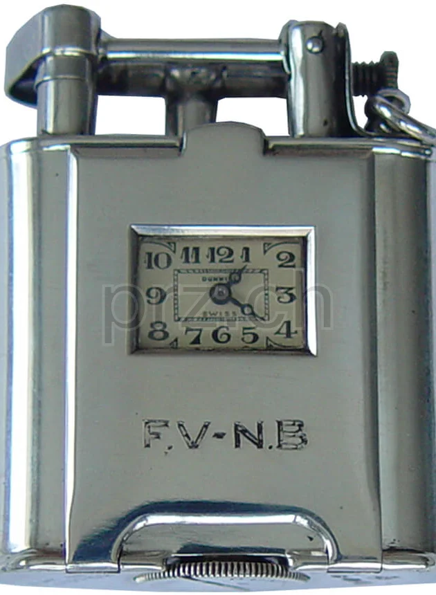 Dunhill – Great Britain Box, Modell Unique A, sterling silver, Jahr 1926, Vorderseite