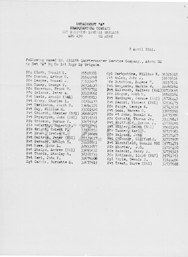 4144th QM Sv Co – Donald W. St. John, Modell five barrel hinge (fixed after war), round bottom, Jahr 1943 - 45, Ansicht 8
