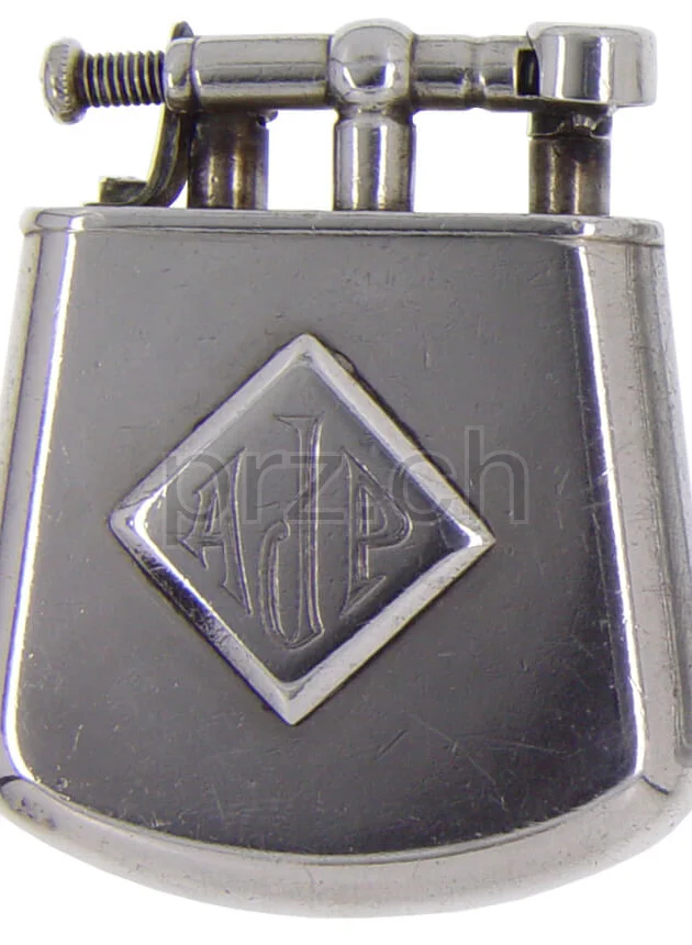 Dunhill – Great Britain Fancy Shape, Modell Fancy shape round, sterling silver, Jahr 1927, Ansicht 2