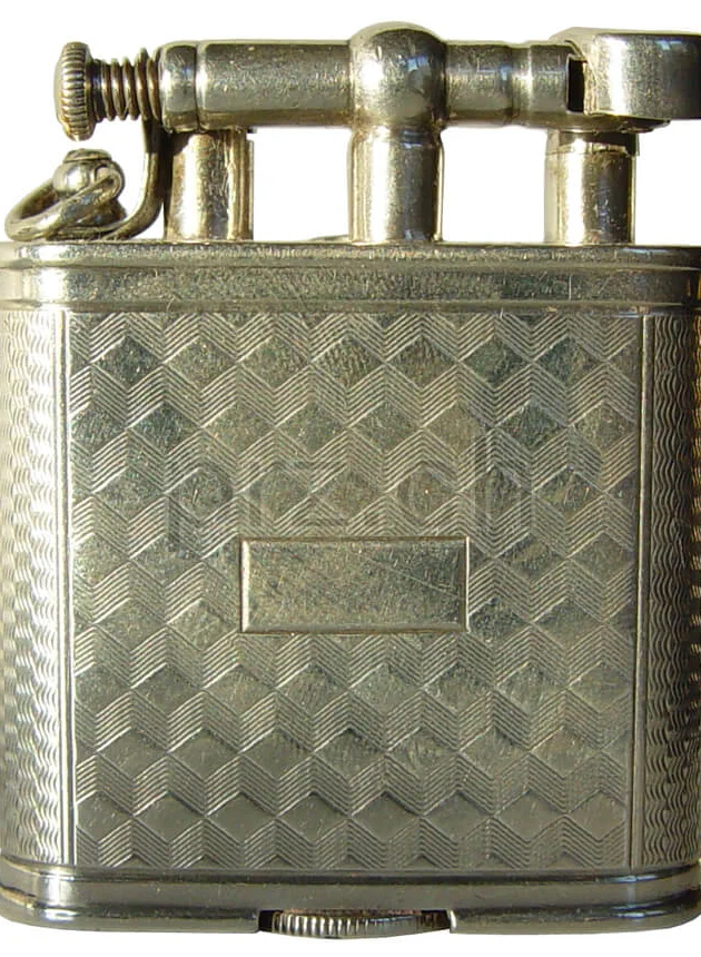 Dunhill – Great Britain Unique A, Modell Unique A, sterling silver, Jahr 1928, Ansicht 2