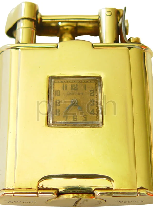 Dunhill – Switzerland Cartier, Modell Unique B, 14 ct. gold, Jahr 1928, Ansicht 1