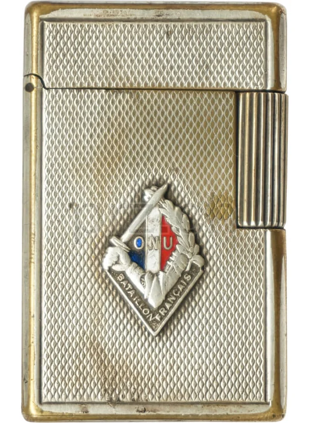 Dupont – French Army BF/ONU, Modell Petrol S.T. Dupont for Drago, Jahr 1950 - 53, Vorderseite