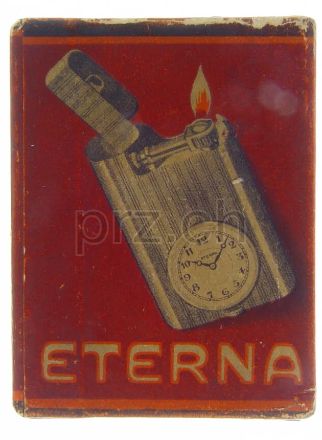 Eterna – Switzerland Enamel Symbol, Modell Large, sterling silver enamel, Jahr 1930, Ansicht 3