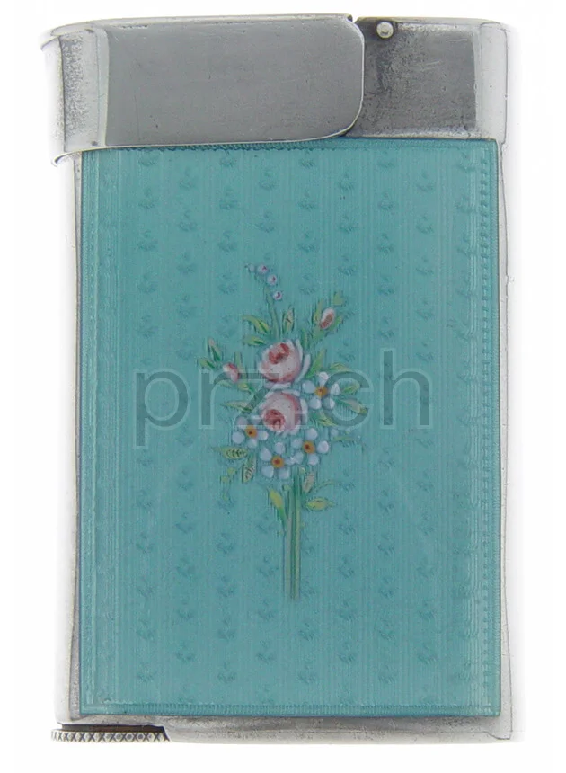 Eterna – Switzerland Enamel Flower, Modell Large, sterling silver, Jahr 1930, Ansicht 2