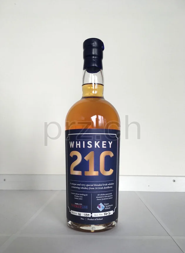 21C Irish Whiskey Limited Edition Bottling 2019, abgefüllt 2019, Ansicht 1