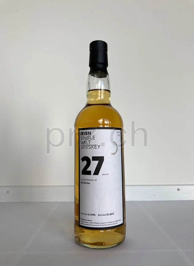Acla Selection 27, 27 Jahre, abgefüllt 2017, Ansicht 2
