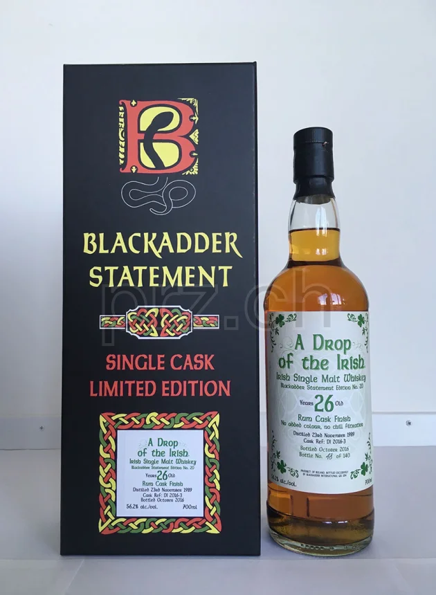 A Drop of the Irisch, 26 Jahre, abgefüllt 2016, Ansicht 1
