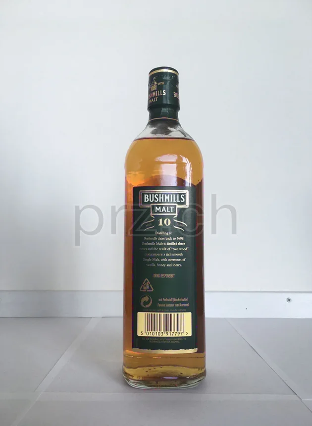 Bushmills, 10 Jahre, abgefüllt 2000, Ansicht 3