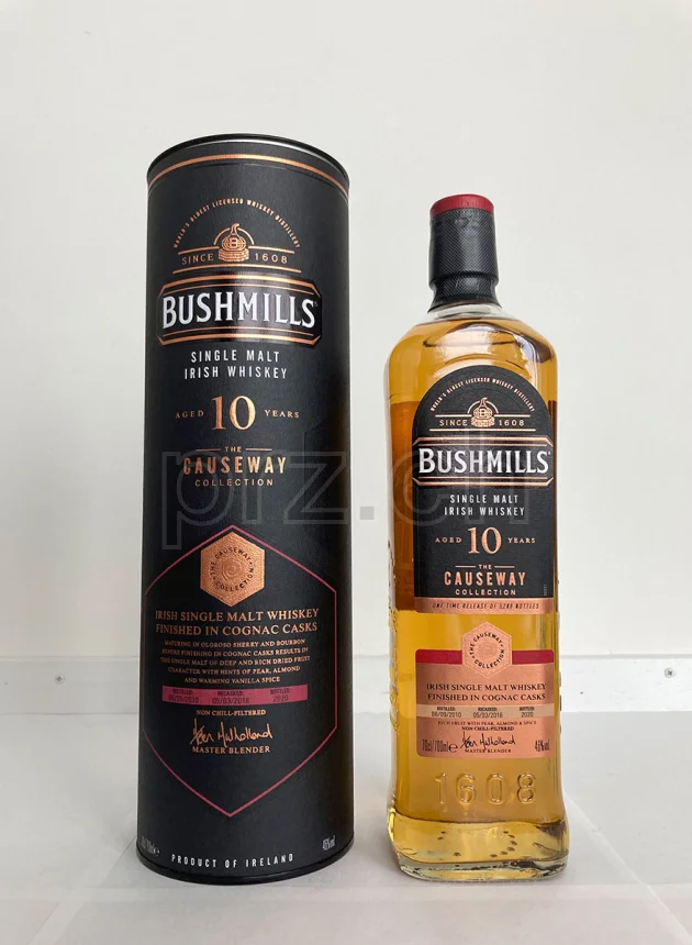 Bushmills, 10 Jahre, abgefüllt 2020, Ansicht 1