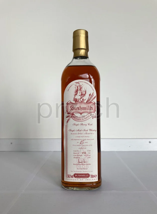Bushmills, 15 Jahre, abgefüllt 2000, Ansicht 3