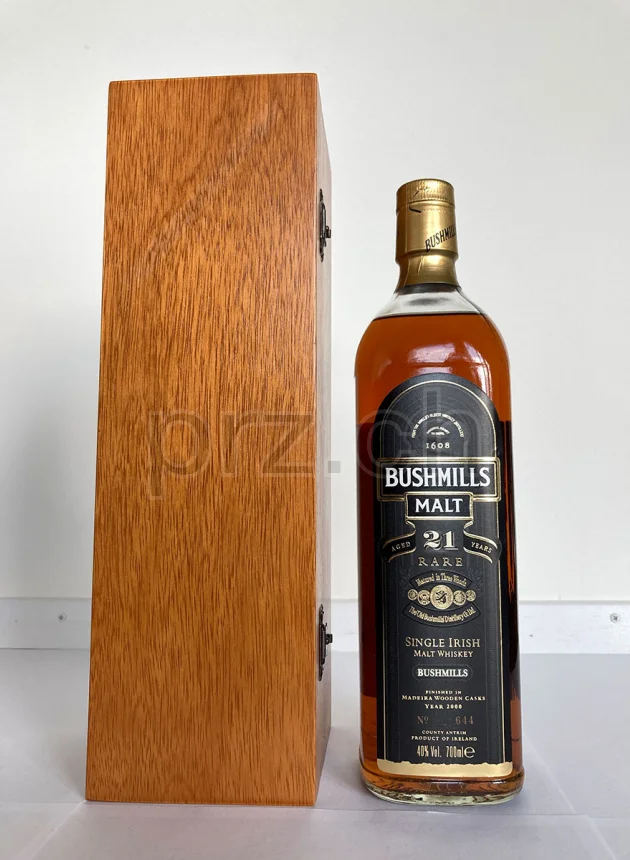 Bushmills, 21 Jahre, abgefüllt 2000, Ansicht 1
