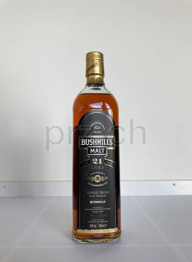 Bushmills, 21 Jahre, abgefüllt 2001, Ansicht 2