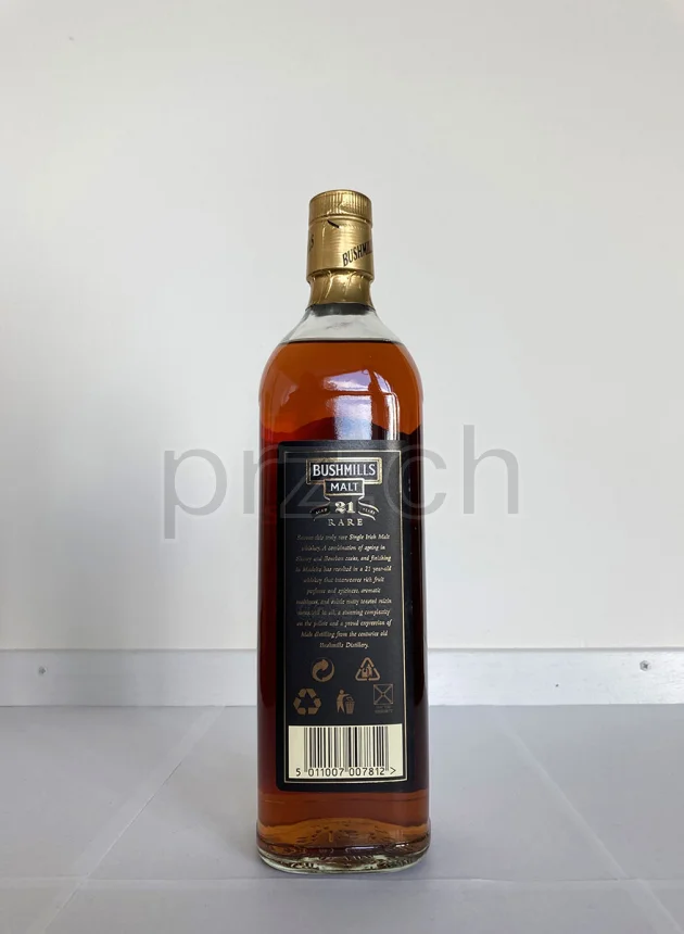 Bushmills, 21 Jahre, abgefüllt 2001, Ansicht 3