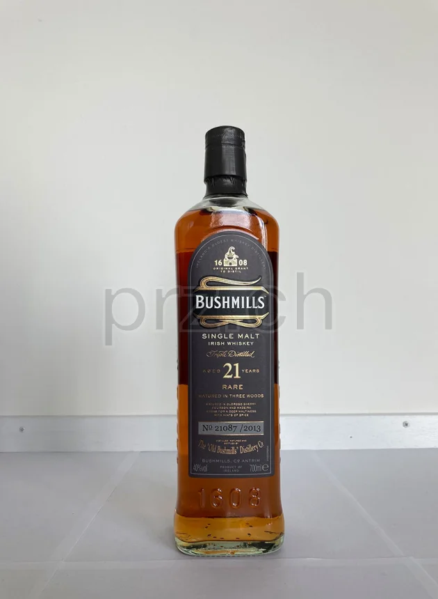 Bushmills, 21 Jahre, abgefüllt 2013, Ansicht 2