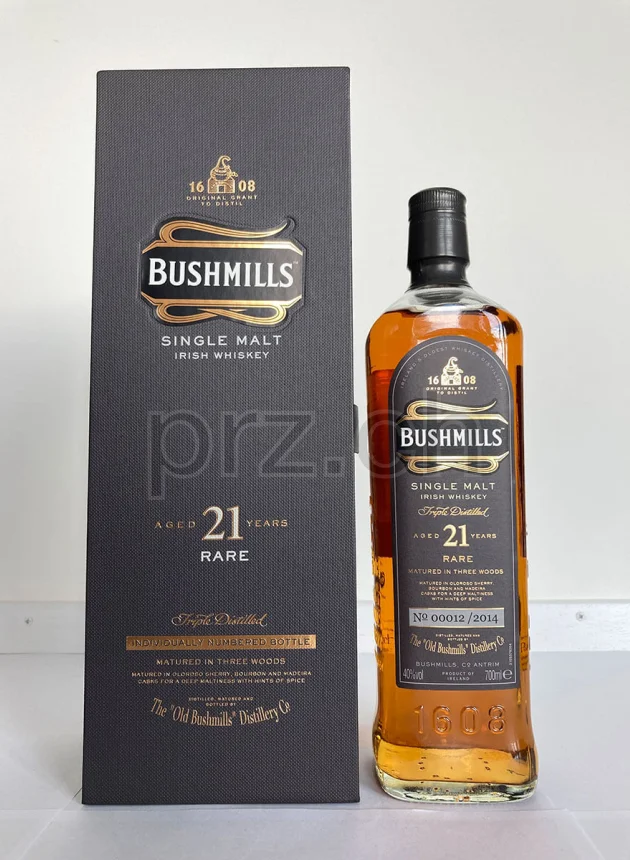Bushmills, 21 Jahre, abgefüllt 2014, Ansicht 1