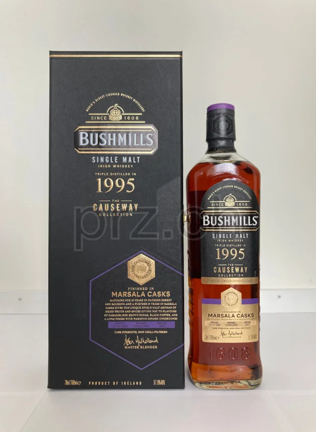 Bushmills, 25 Jahre, abgefüllt 2021, Ansicht 1