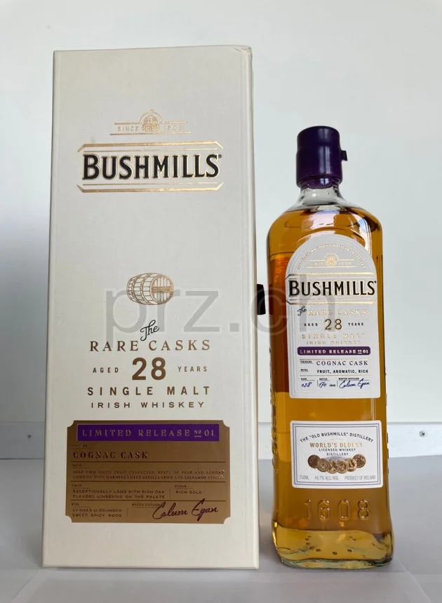 Bushmills, 28 Jahre, abgefüllt 2020, Ansicht 1