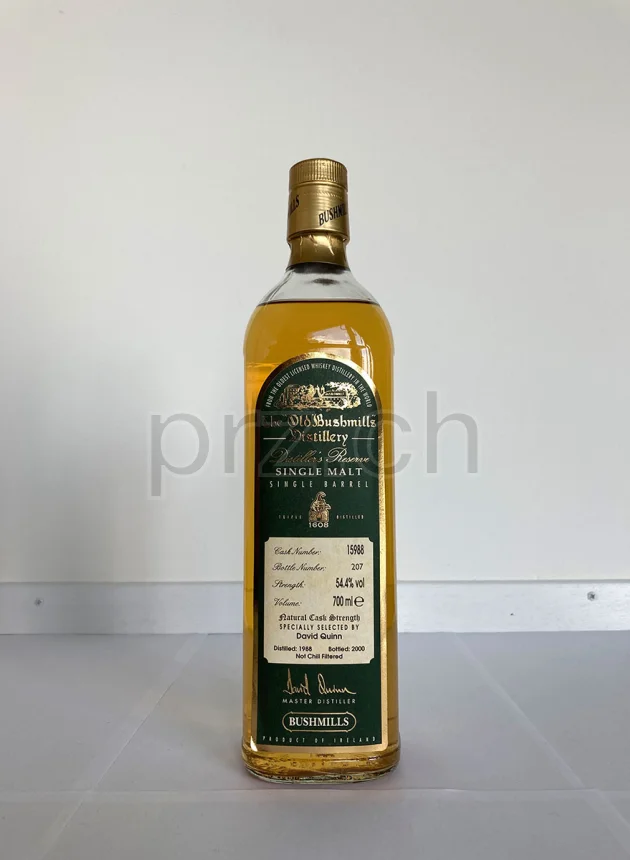 Bushmills, 12 Jahre, abgefüllt 2000, Ansicht 1