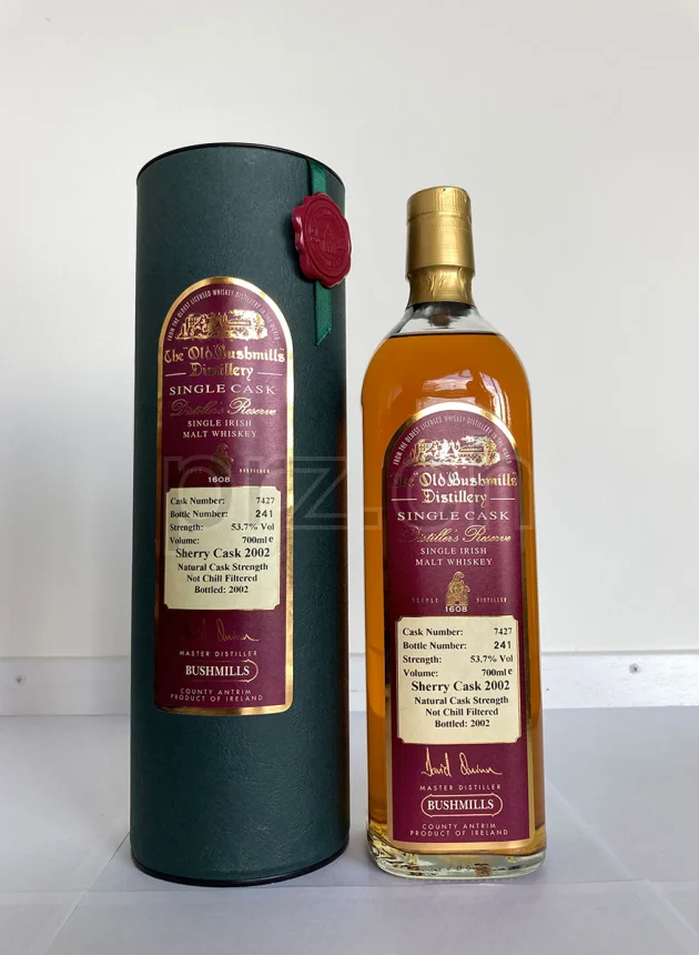 Bushmills, abgefüllt 2002, Ansicht 1