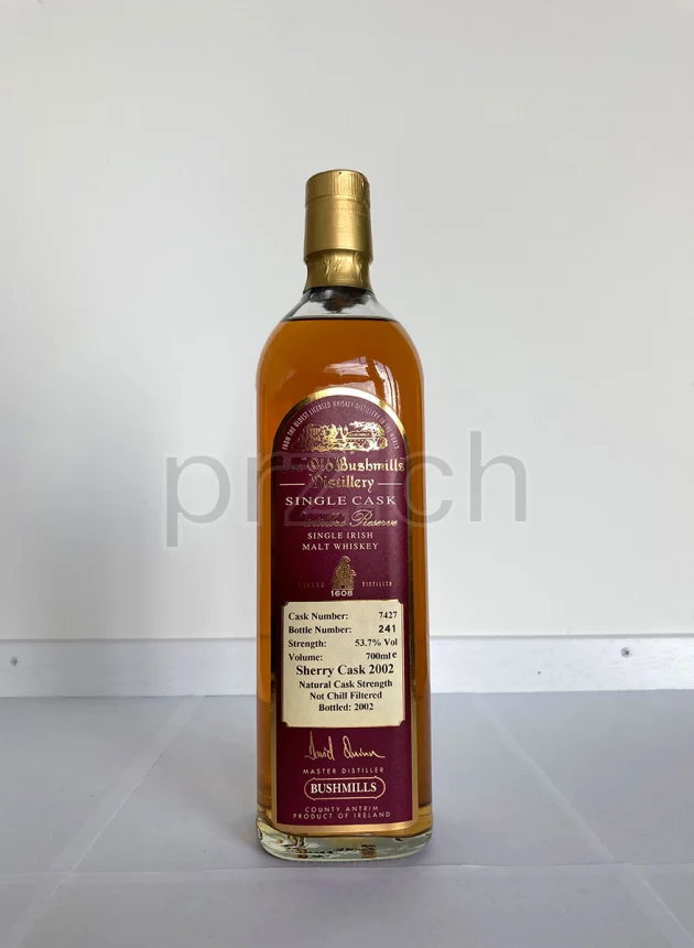 Bushmills, abgefüllt 2002, Ansicht 2