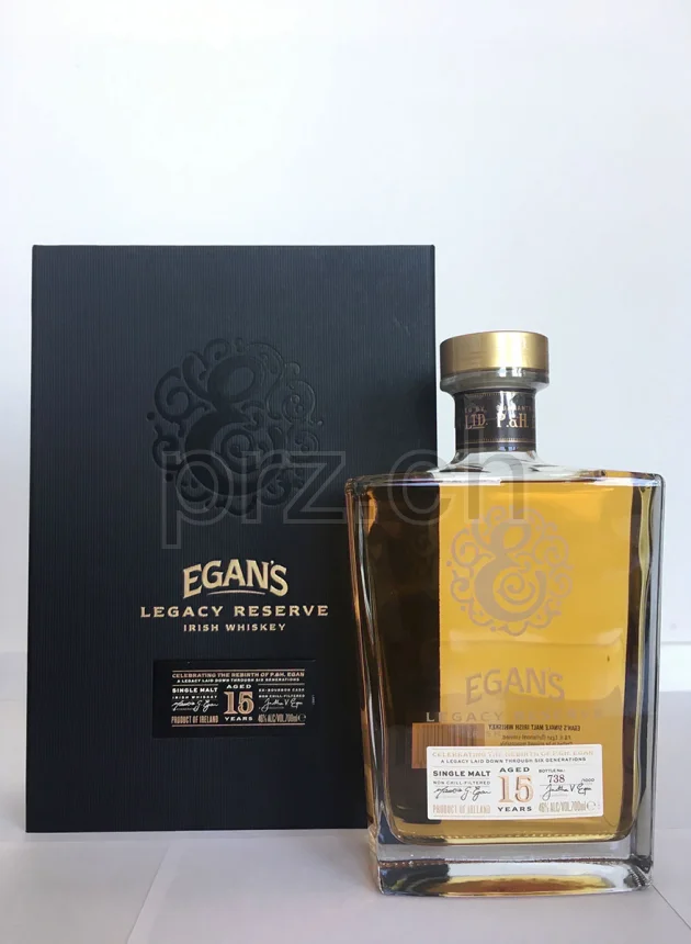 Egan's, 15 Jahre, abgefüllt 2018, Ansicht 1