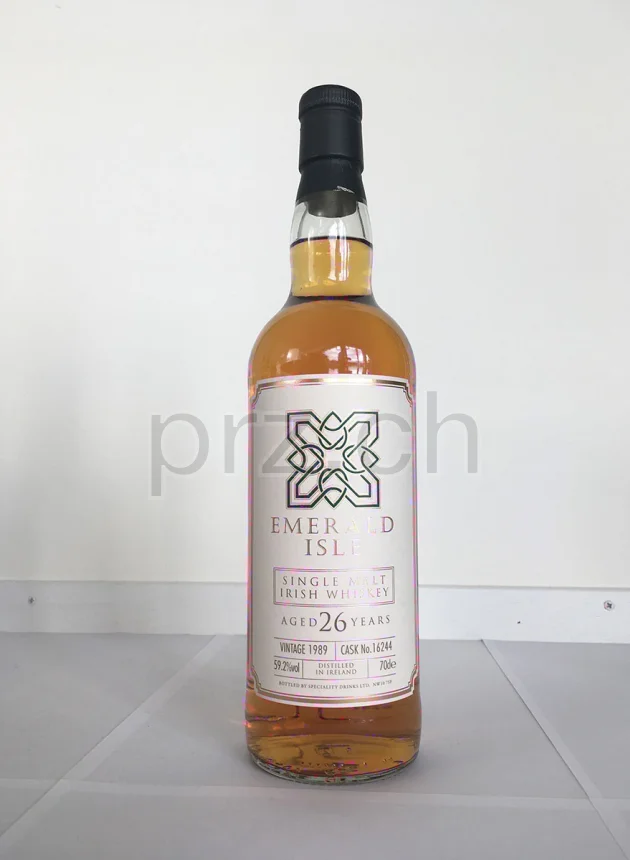 Emerald Isle 26 Cask 16244, 26 Jahre, abgefüllt 2015, Ansicht 1