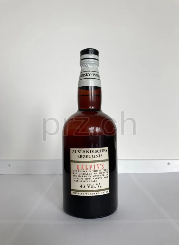 Halpin's, 7 Jahre, abgefüllt 1960, Ansicht 2
