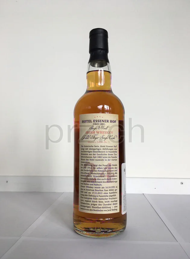 Hotel Essener Hof 5 Cask 8461, 24 Jahre, abgefüllt 2015, Ansicht 2