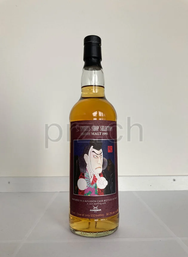 Irish Single Malt Samurai, 24 Jahre, abgefüllt 2015, Ansicht 1