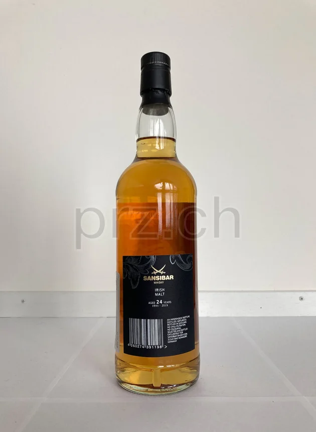 Irish Single Malt Samurai, 24 Jahre, abgefüllt 2015, Ansicht 2