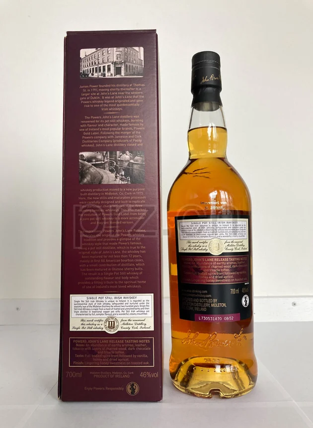 John's Lane (John Power), 12 Jahre, abgefüllt 2013, Ansicht 2