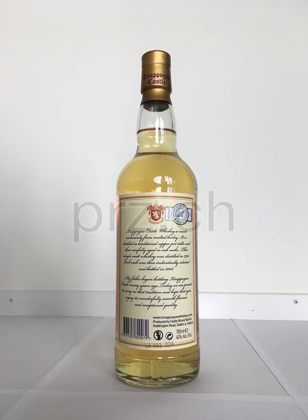 Bushmills, 13 Jahre, abgefüllt 2008, Ansicht 4