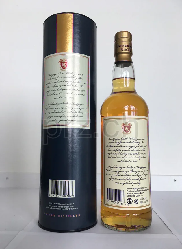 Bushmills, 12 Jahre, abgefüllt 2010, Ansicht 2