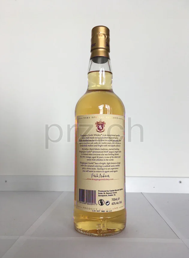 Bushmills, 12 Jahre, abgefüllt 2013, Ansicht 4