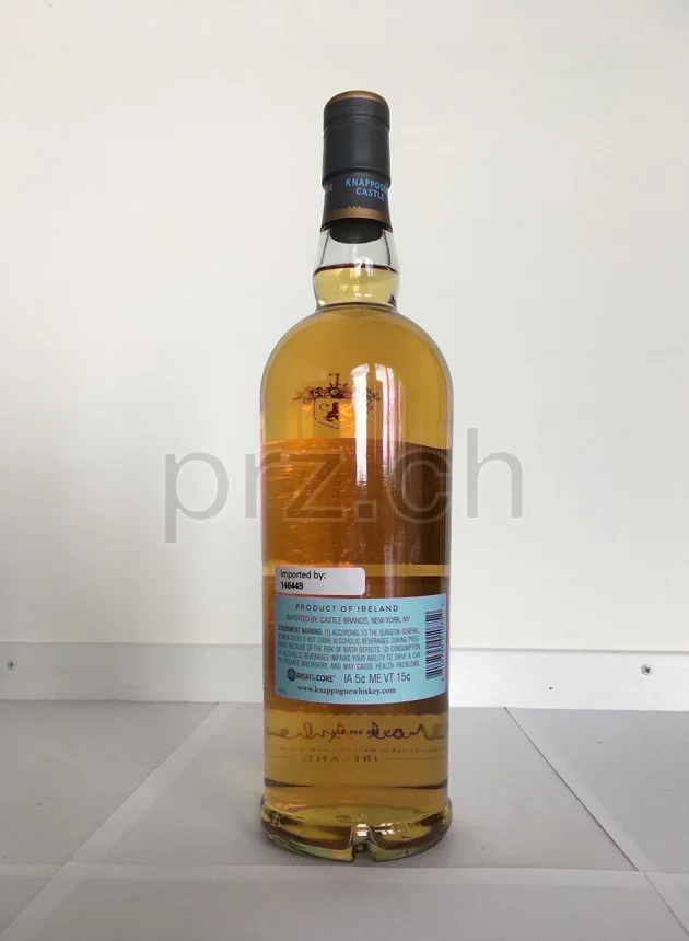 Bushmills, 12 Jahre, abgefüllt 2016, Ansicht 3
