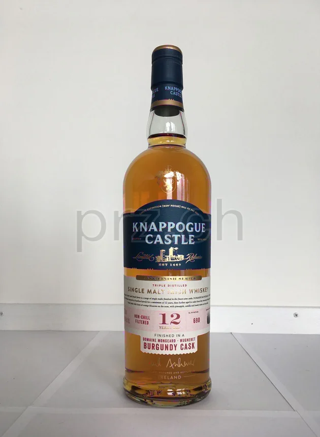 Knappogue Castle 12 Burgundy Cask, 12 Jahre, abgefüllt 2018, Ansicht 2