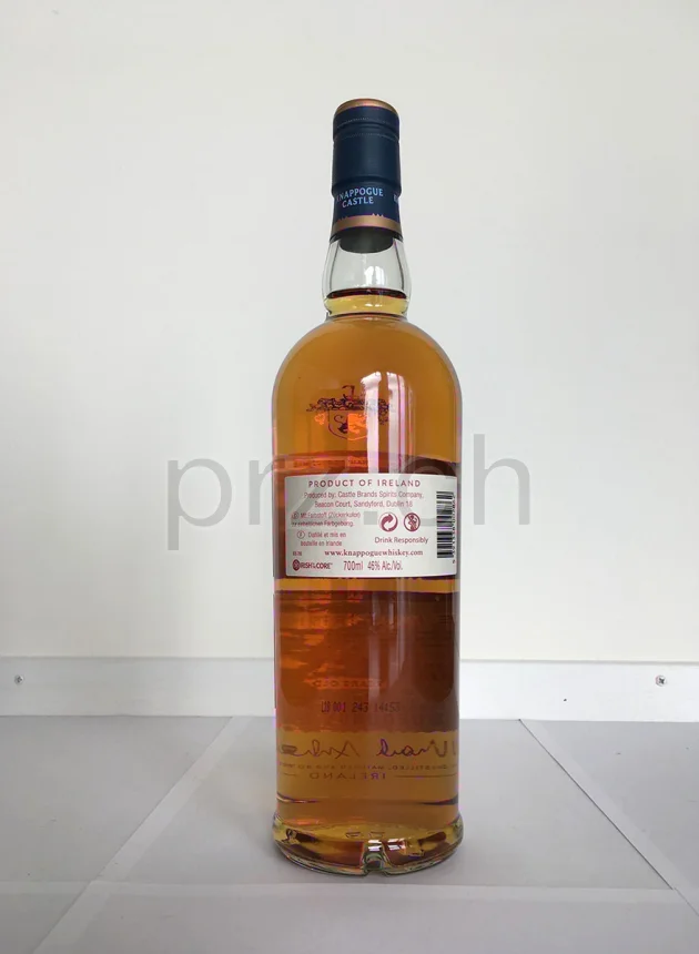Knappogue Castle 12 Burgundy Cask, 12 Jahre, abgefüllt 2018, Ansicht 3