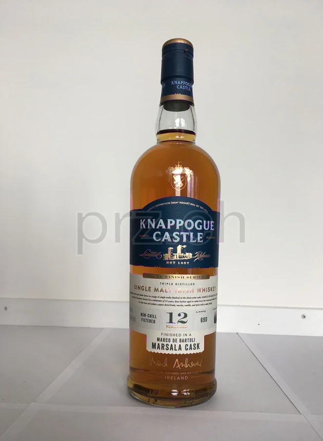 Knappogue Castle 12 Marsala Cask, 12 Jahre, abgefüllt 2018, Ansicht 2