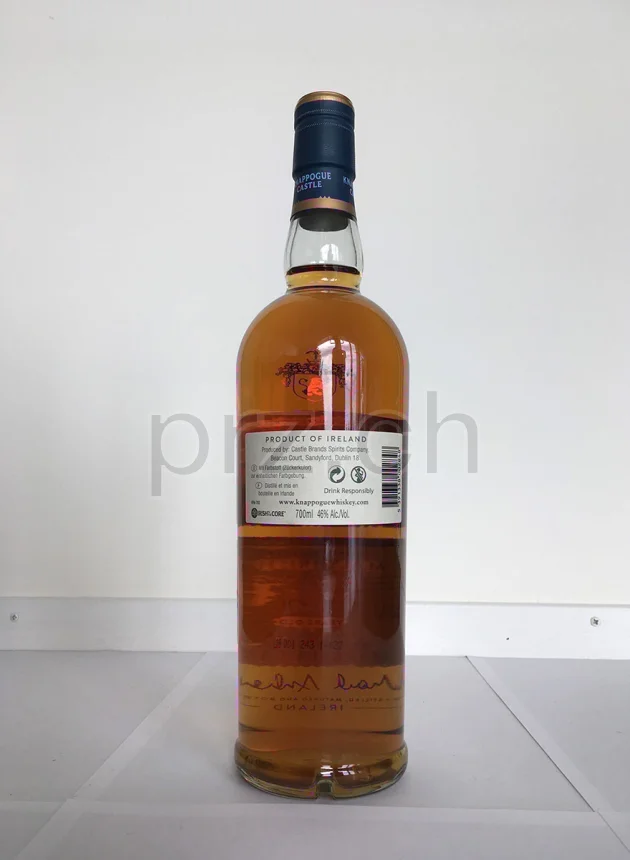 Knappogue Castle 12 Marsala Cask, 12 Jahre, abgefüllt 2018, Ansicht 3
