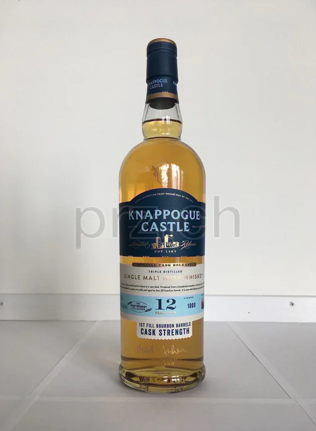 Knappogue Castle 12 Bourbon Barrels Cask Strength, 12 Jahre, abgefüllt 2019, Ansicht 2