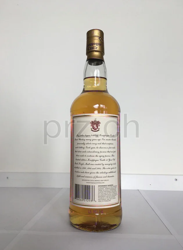Knappogue Castle 15, 15 Jahre, abgefüllt 2008, Ansicht 3