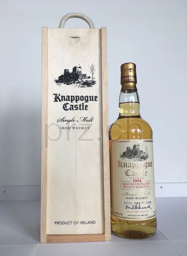 Knappogue Castle 1994 Master Distiller's Private Selection, 15 Jahre, abgefüllt 2009, Ansicht 1