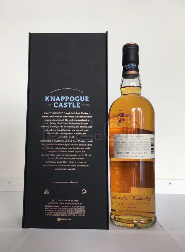 Knappogue Castle 21, 21 Jahre, abgefüllt 2018, Ansicht 2