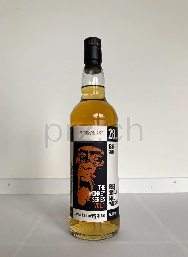 Limited Whisky Investment Monkey, 28 Jahre, abgefüllt 2017, Ansicht 2