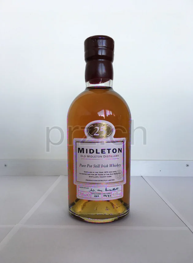 Old Midleton, 25 Jahre, abgefüllt 1998, Ansicht 2