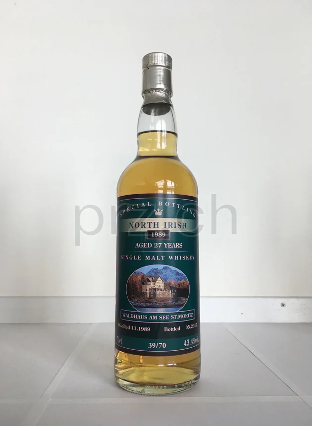 Old Bushmills, 27 Jahre, abgefüllt 2017, Ansicht 1