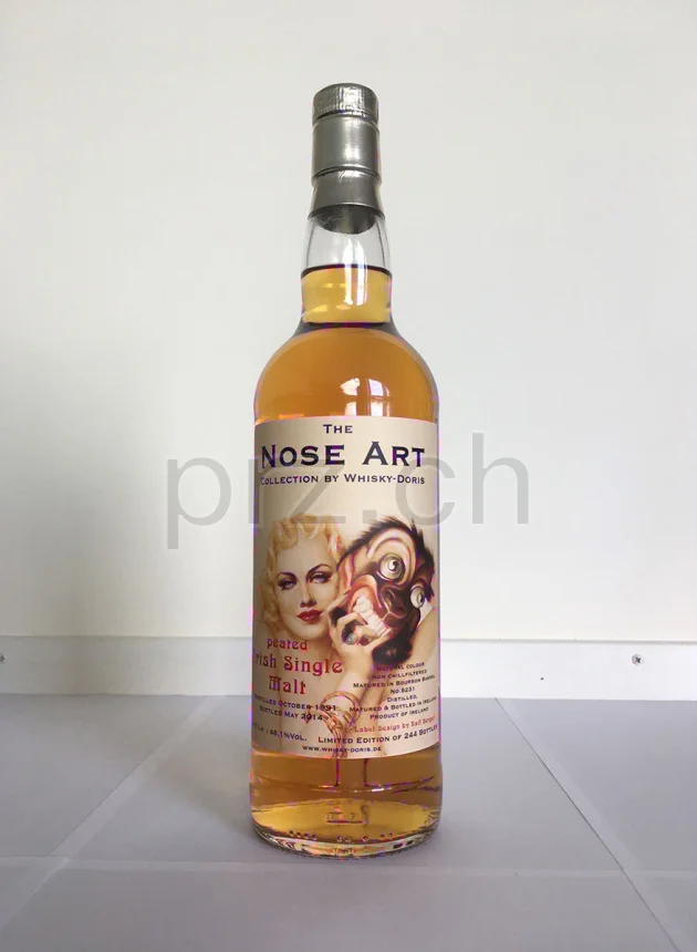 Nose Art Bourbon Barrel 2014, 22 Jahre, abgefüllt 2014, Ansicht 1
