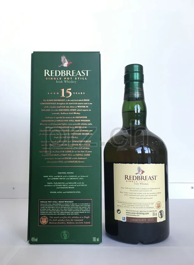 Midleton, 15 Jahre, abgefüllt 2019, Ansicht 2