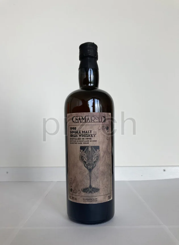 Samaroli 23 Single Malt Irish Whiskey, 23 Jahre, abgefüllt 2021, Ansicht 1