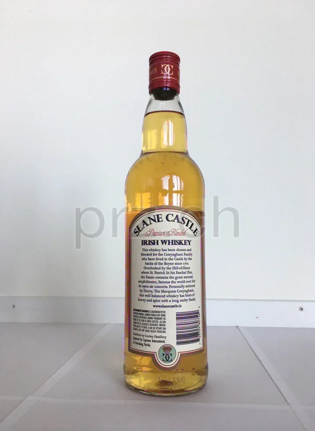 Slane Castle Irish Whiskey, abgefüllt 2009, Ansicht 2